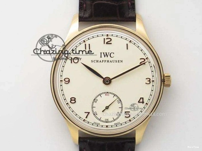 MIROTIME 0521 Affordable Portuguese Real PR Real Annual Calendar IW5035 ZF 1:1 Best Edition White Dial Blue Markers on Blue Leather Strap A 7143